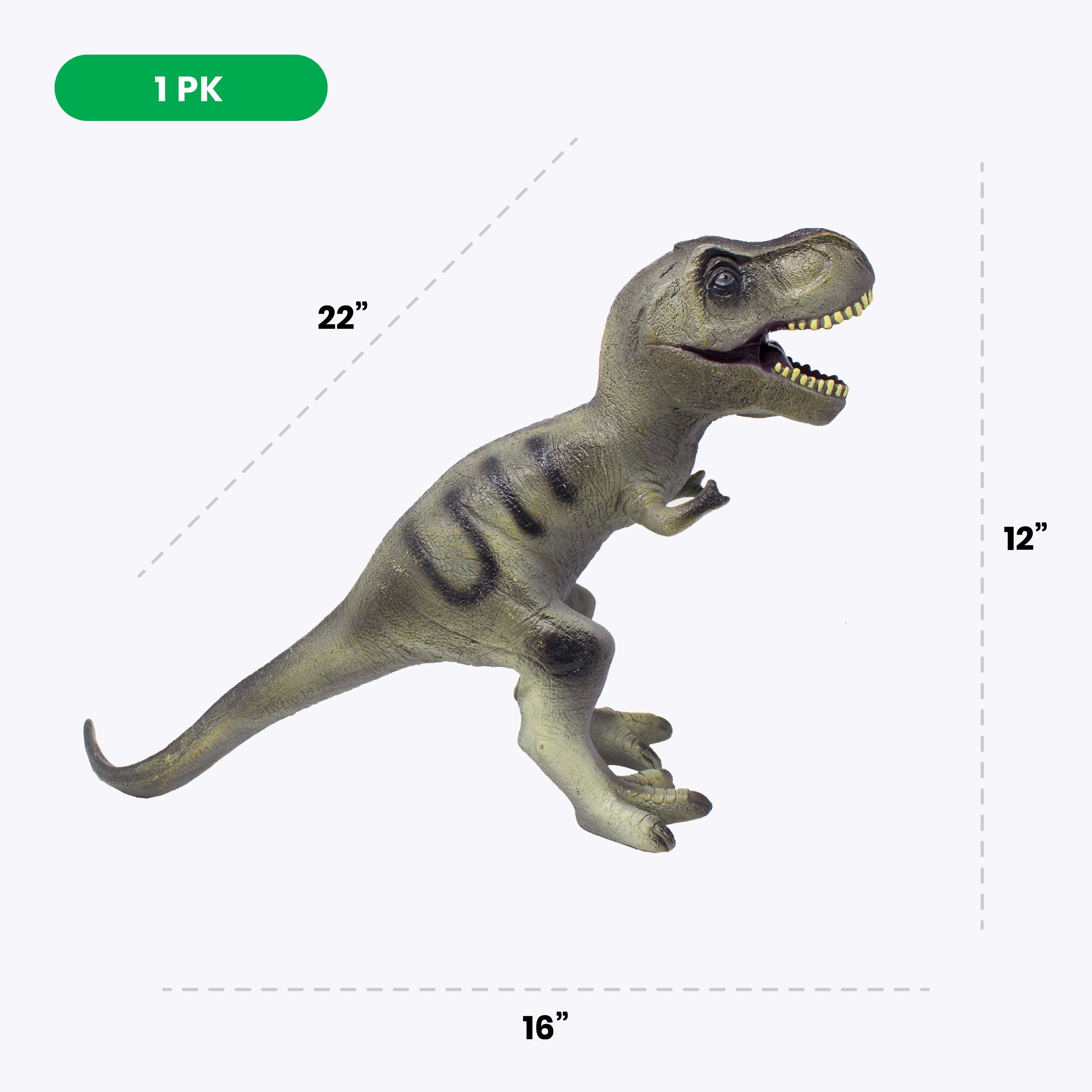 Boley Jumbo Monster Jumbo Dinosaur Toy - Big Educational Dinosaur Action Figure, Designed for Rough Play - Dinosaur Party Toy, and Toddler Dinosaur Gift