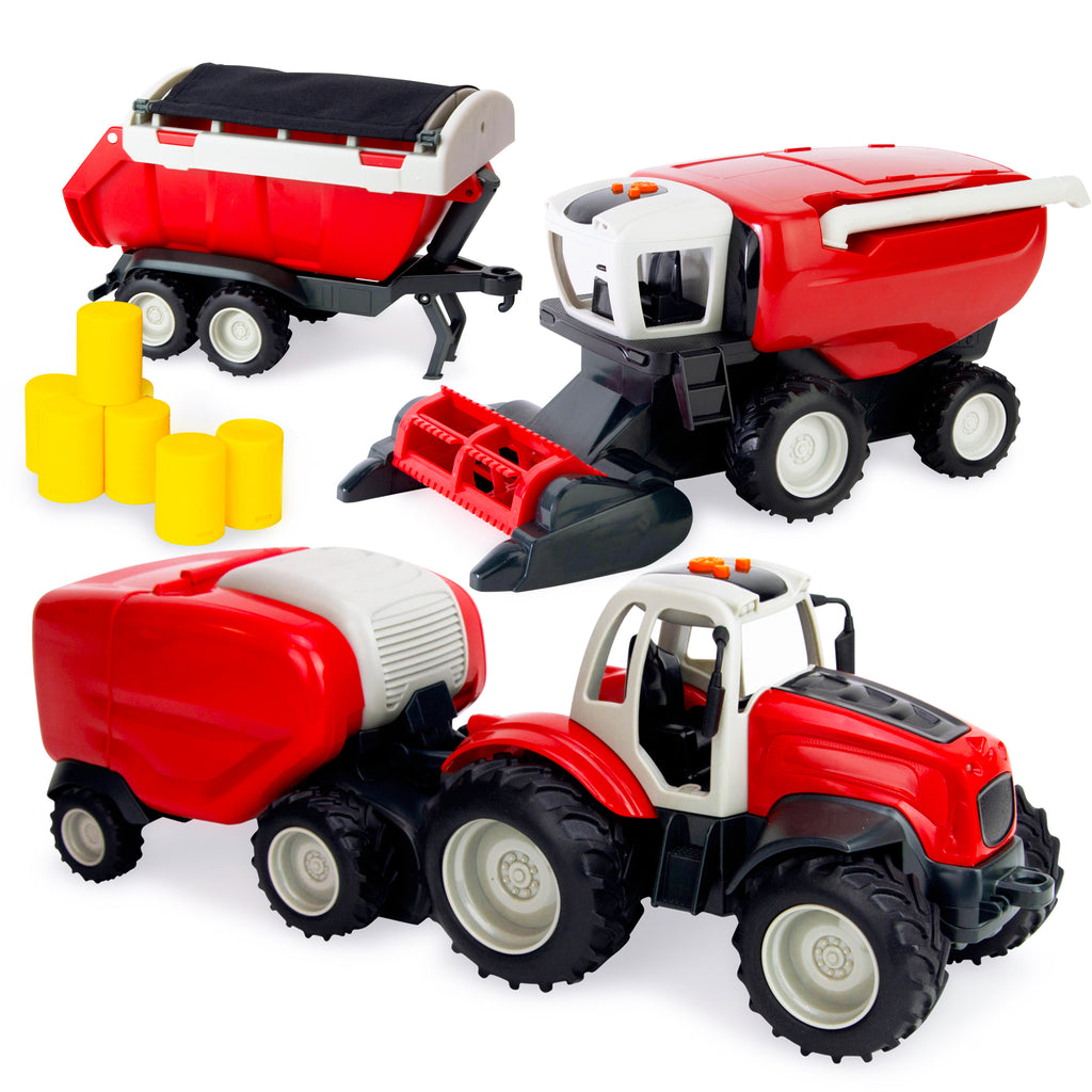 Farm Tractor Playset - 3 PK