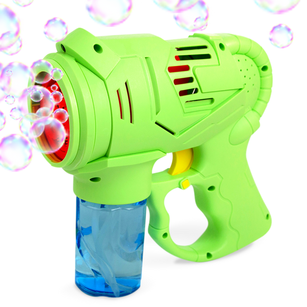 Green Light-Up Bubble Gun - 1 PK