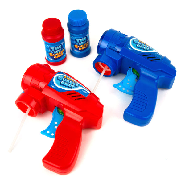 Red & Blue Bubble Guns - 2 PK