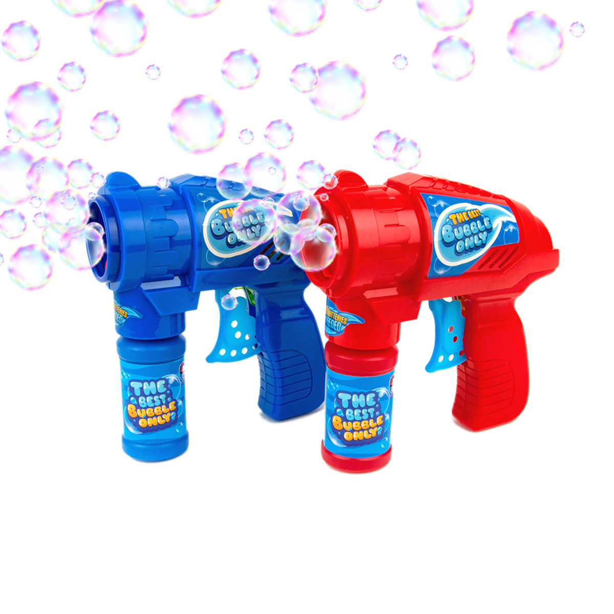 Red & Blue Bubble Guns 2 PK Boley Store