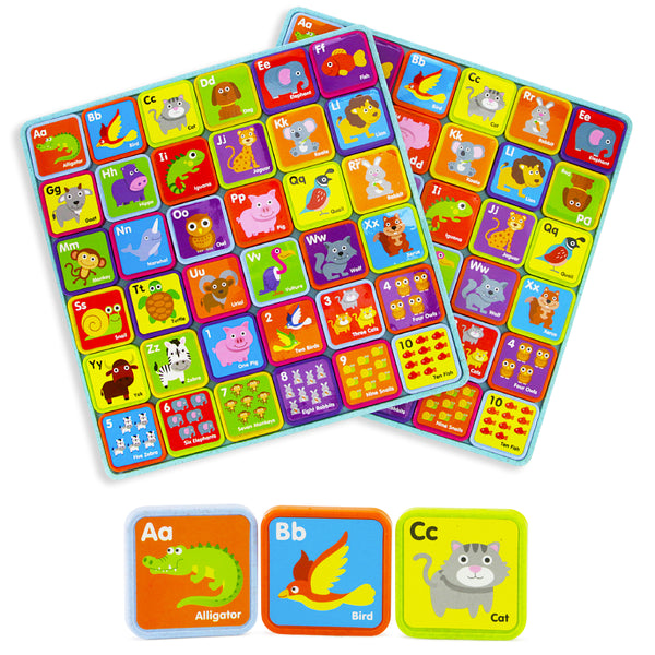 Animals and Alphabet Magnets - 72 PC