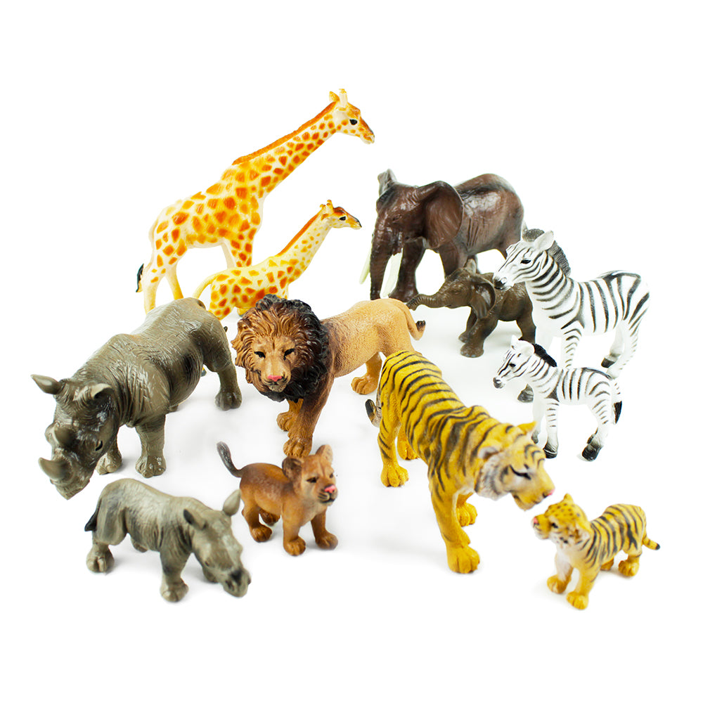 Zoo Animals Figurines Set