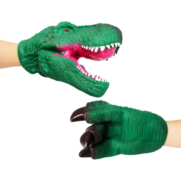 Dinosaur Head & Claw Hand Puppets