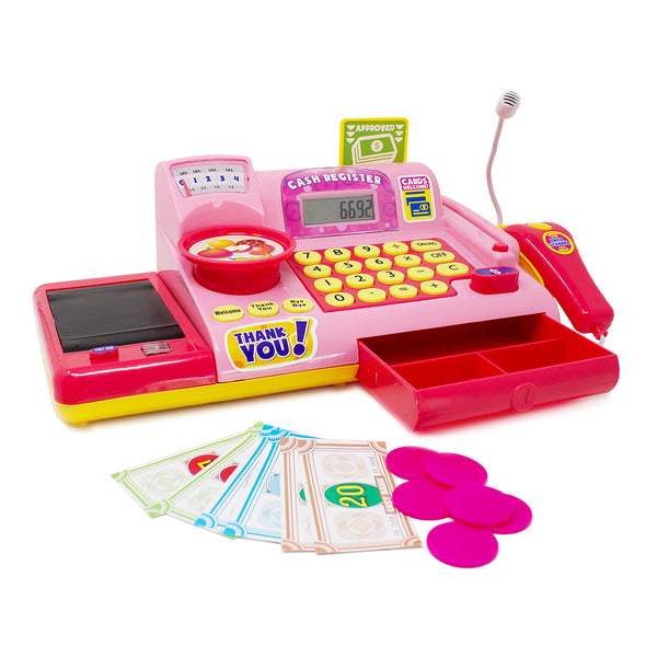 Boley Juego de microondas rosa – 11 piezas de luz y sonido de simulación de  juguetes de cocina con comida de juego para niños a partir de 3 años