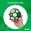 Green & White Soccer Balls with Air Pump - 2 PK