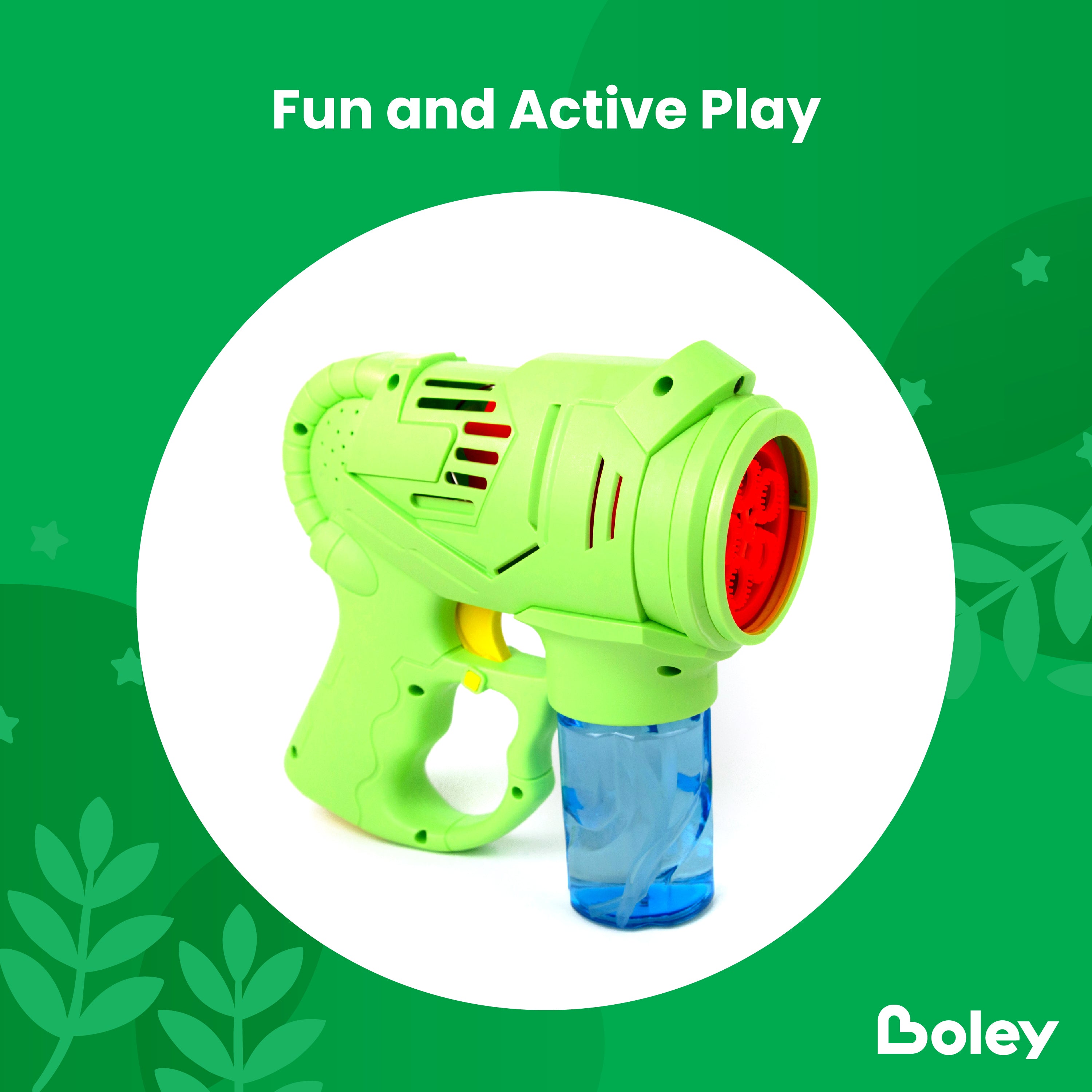 Green Light-Up Bubble Gun - 1 PK