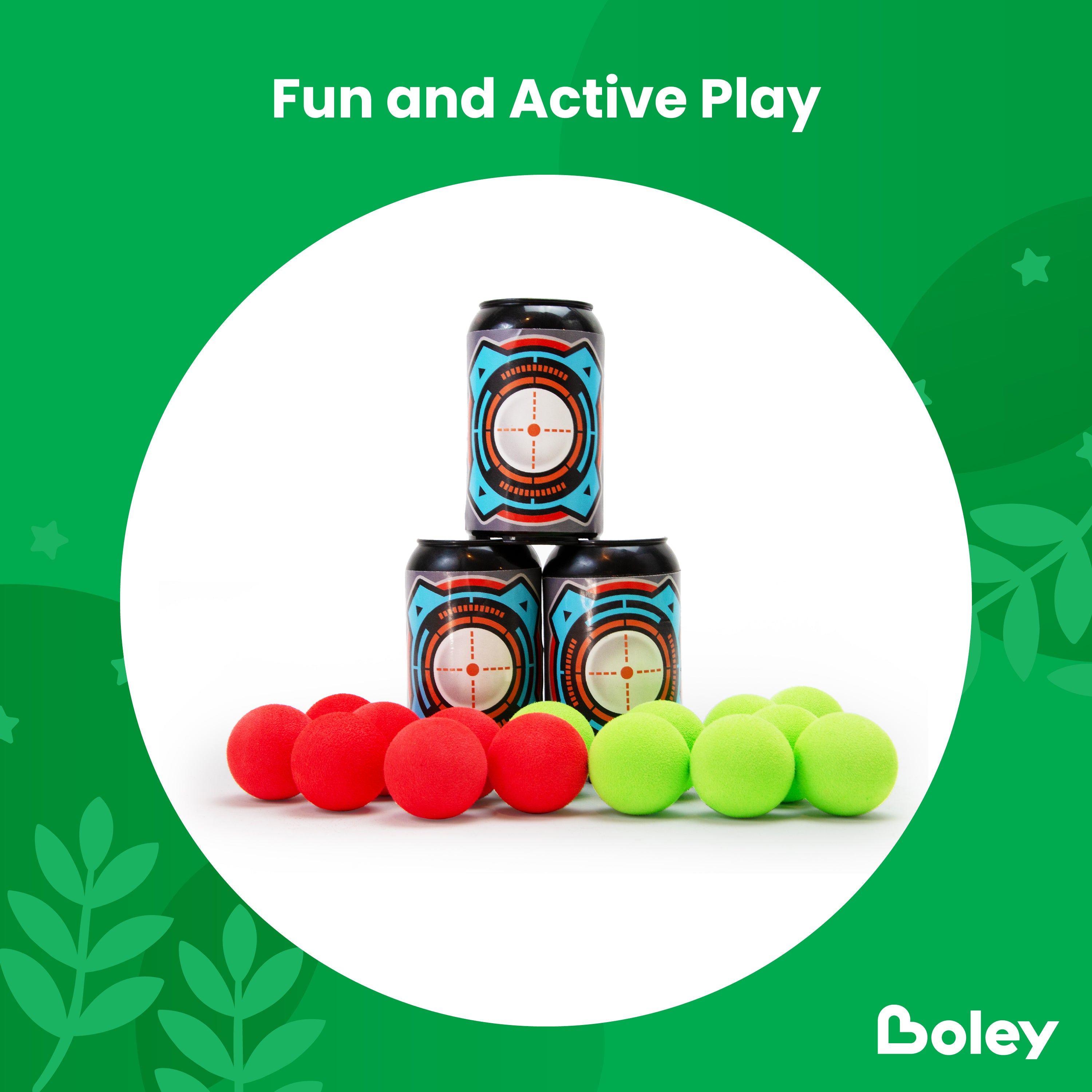 Foam Ball Blasters with Goggles - 2 PK