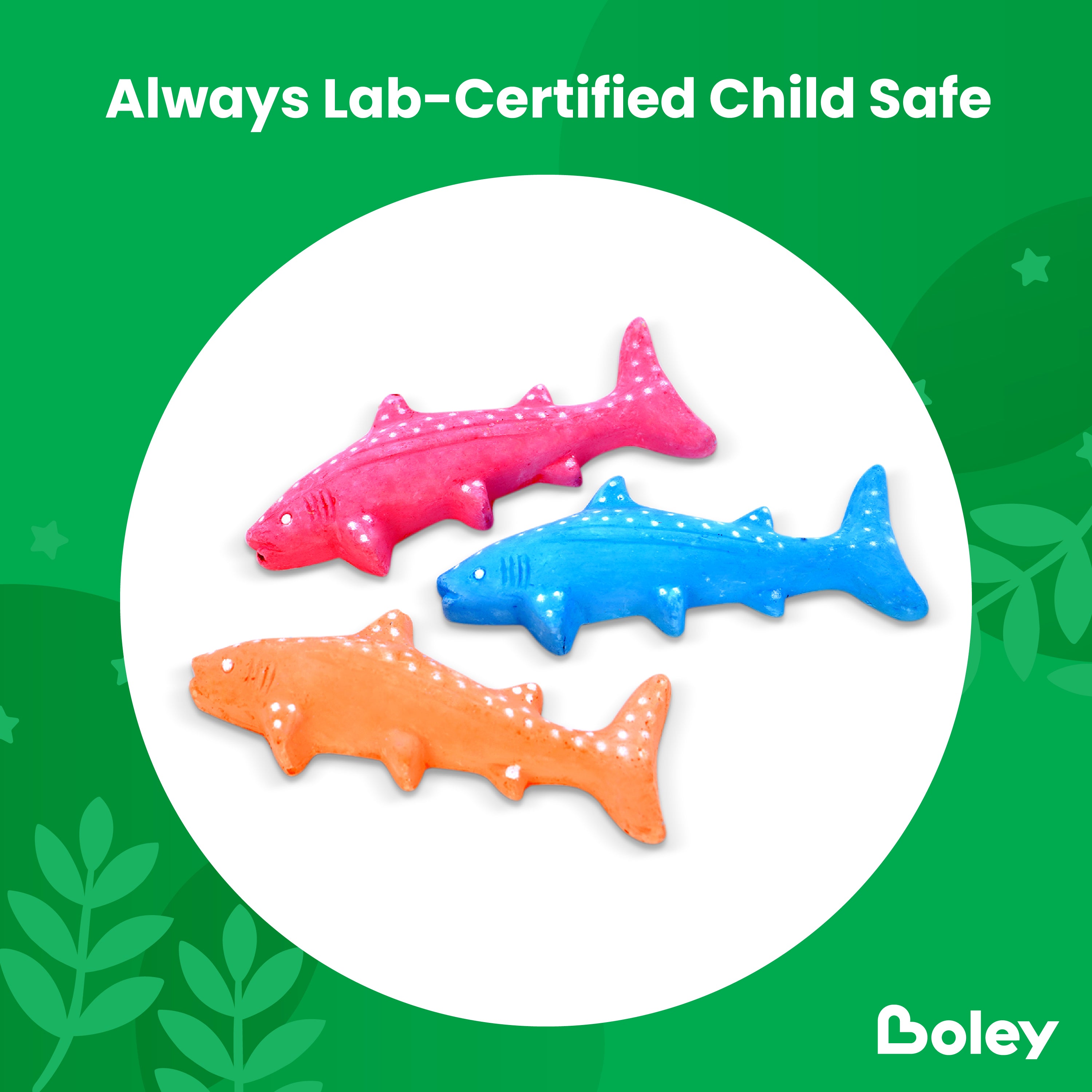 Butterfly & Shark Sidewalk Chalk - 12 Pk