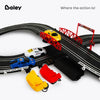 Boley Slot Car Race Track Set - Race Track Set STEM Building Toys for Boys and Girls - 2 Cars and 2 Hand-Operated RC Controllers Included - Ages 6+