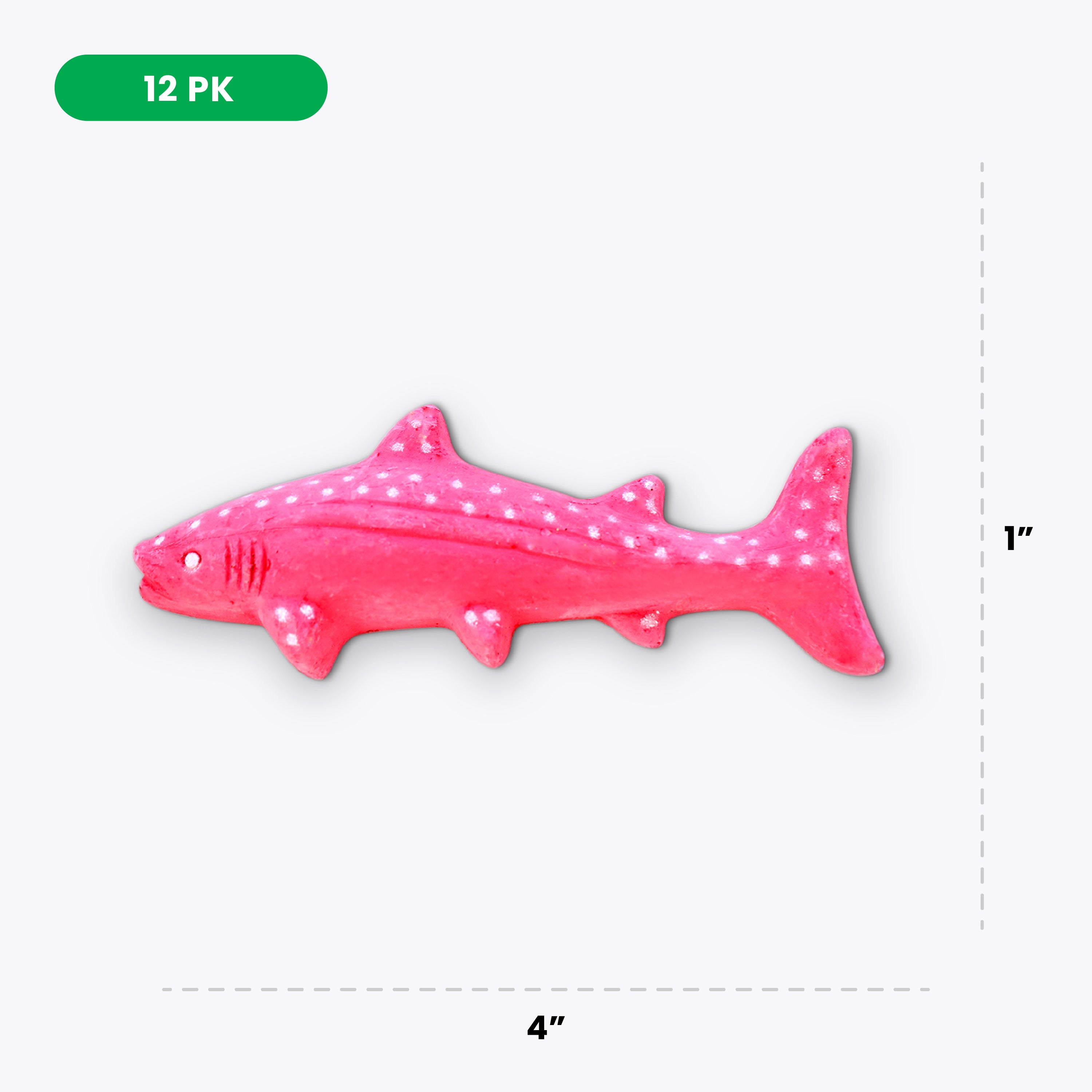 Butterfly & Shark Sidewalk Chalk - 12 Pk