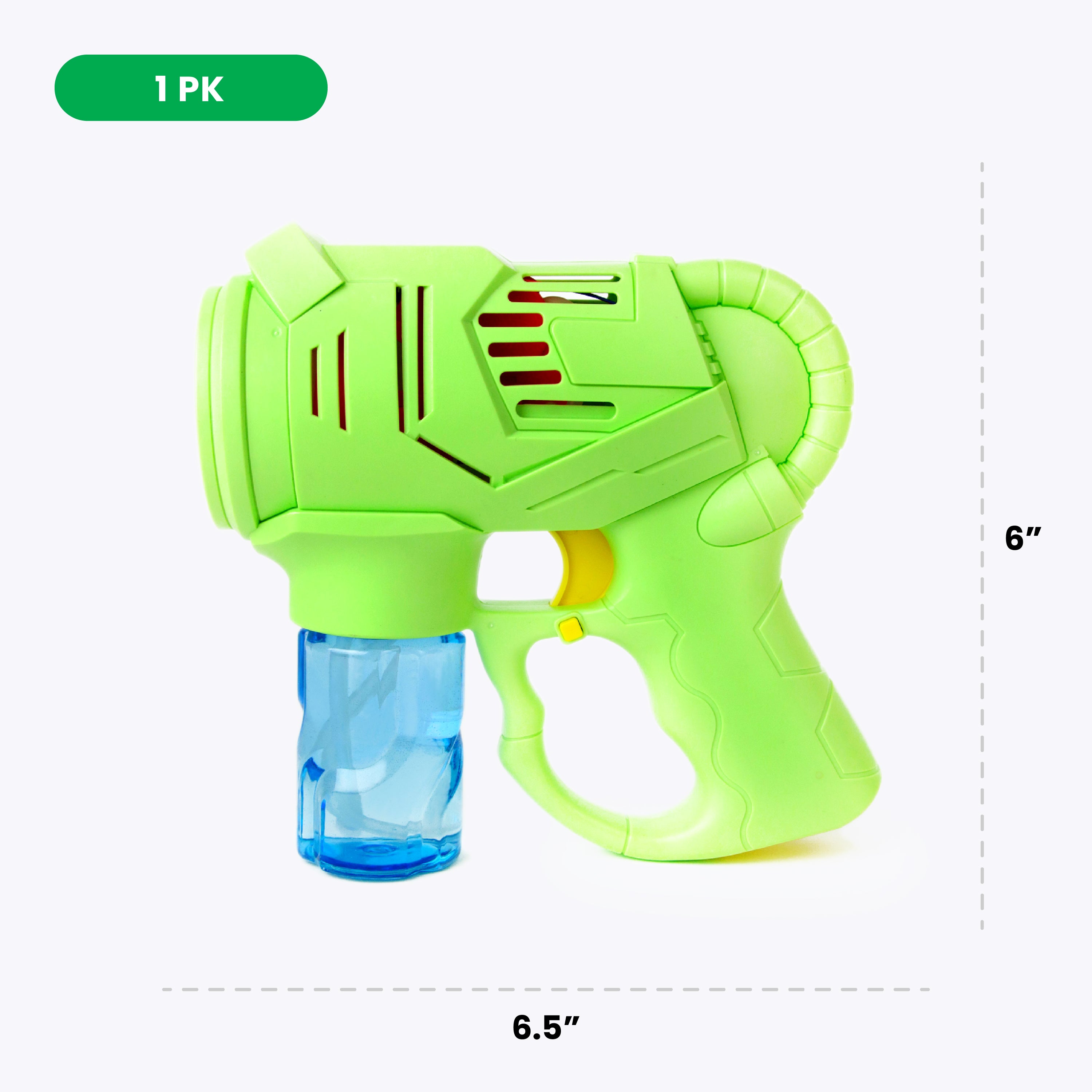 Green Light-Up Bubble Gun - 1 PK