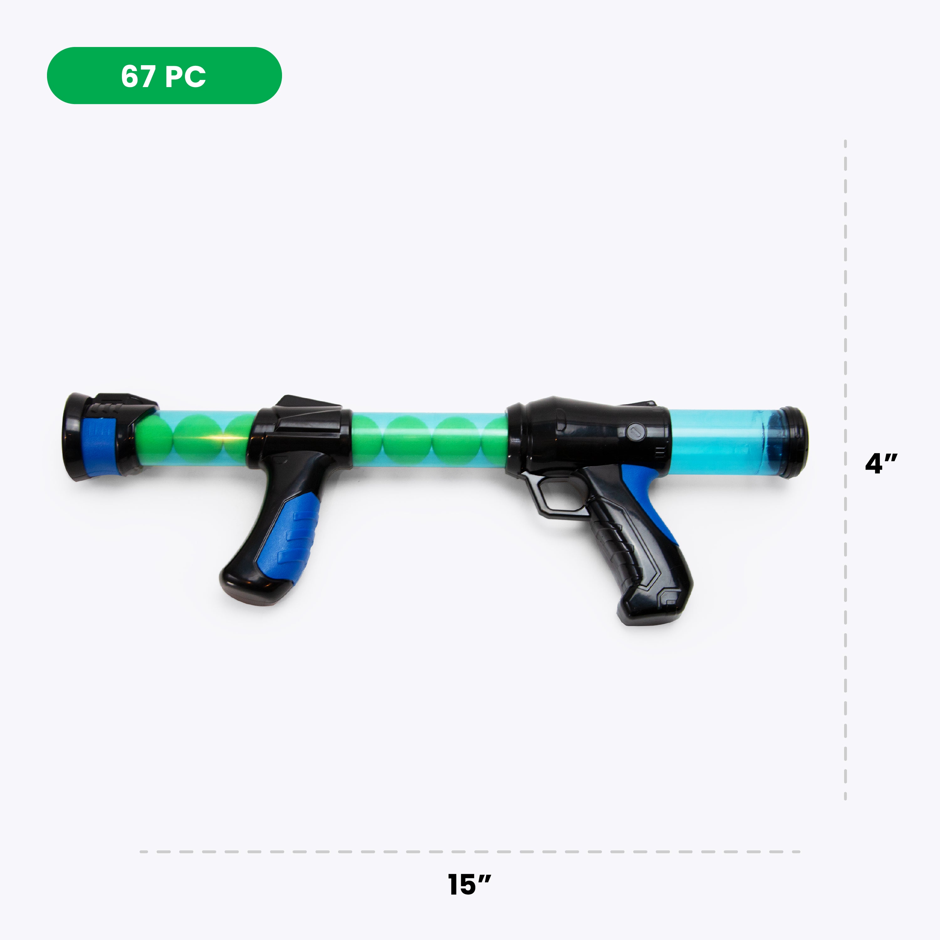 Foam Ball Blasters with Goggles - 2 PK