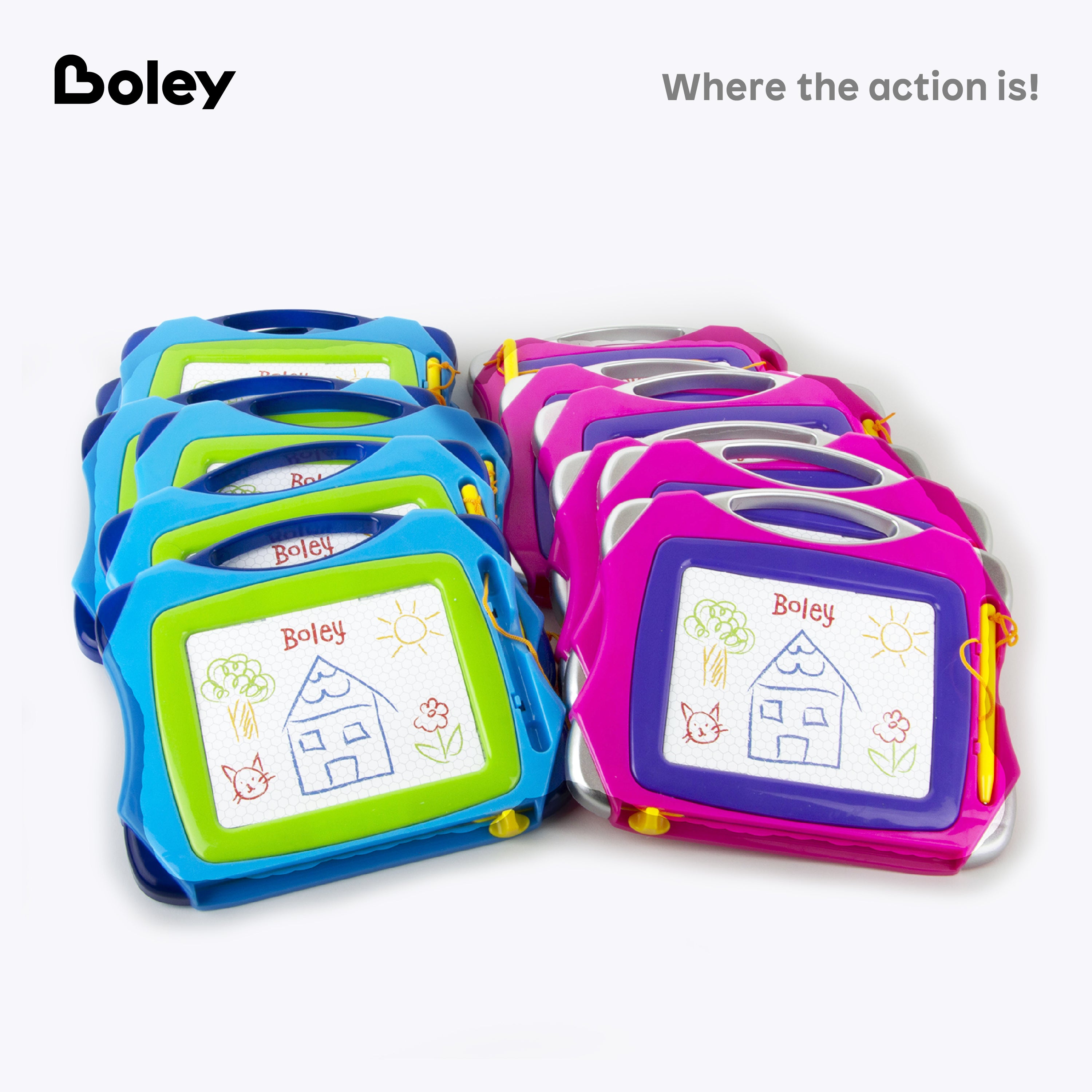 Magic Color Doodle Boards - 12 PK